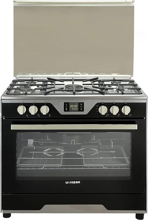 Fresh Modena Soft Gas Cooker 5 Burners, Stainless Steel- 11745
