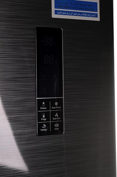 Fresh Upright Freezer FNU-L251S , 3 Drawer No Frost - Stainless