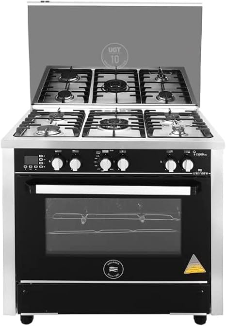 Unionaire C69SS-2SC-511-IDSFP-2W-AL Cooker, 5 Burners, 90×60 cm - Silver