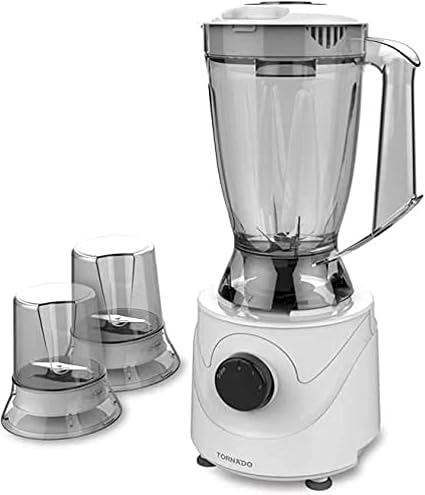 Tornado Blender with 2 Mills, 400 Watt, White - BL400/2