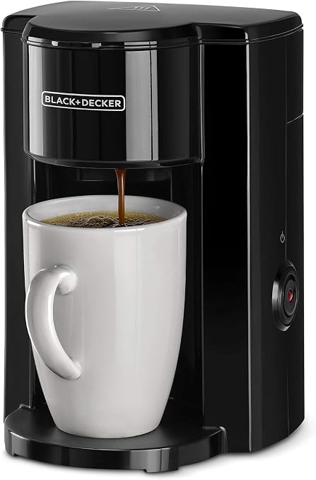 Black+Decker Coffee Machine with Coffee Mug, 350 Watt, Black - DCM25N-B5