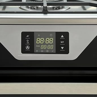 Fresh Modena Soft Gas Cooker 5 Burners, Stainless Steel- 11745