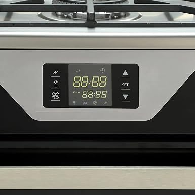 Fresh Modena Soft Gas Cooker 5 Burners, Stainless Steel- 11745