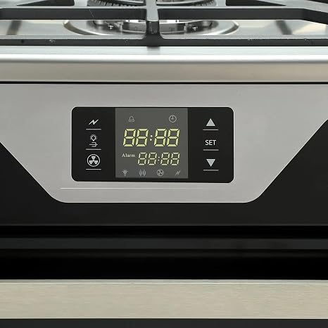 Fresh Modena Soft Gas Cooker 5 Burners, Stainless Steel- 11745
