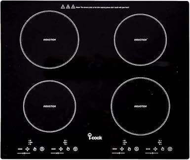 i-Cook Built In Electric Cooker 60 CM , BH5060 - Black