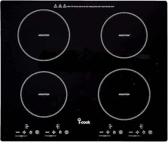 i-Cook Built In Electric Cooker 60 CM , BH5060 - Black