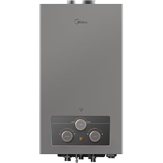 Olympic vicki gas heater 10l white digital smoke - White