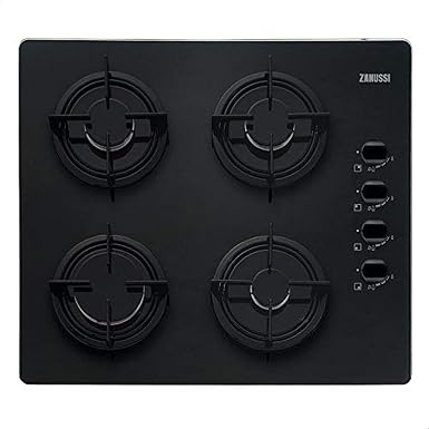 Zanussi Built In Gas Cooker 60 CM , ZG062414BA - Black