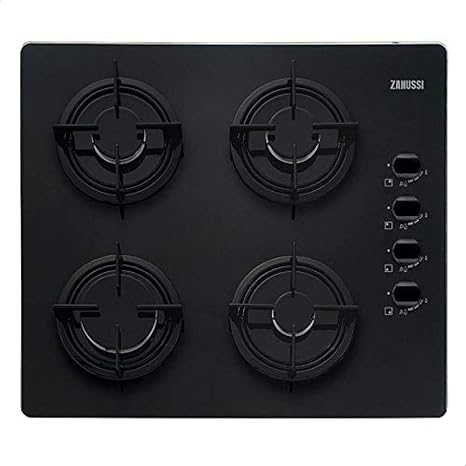 Zanussi Built In Gas Cooker 60 CM , ZG062414BA - Black