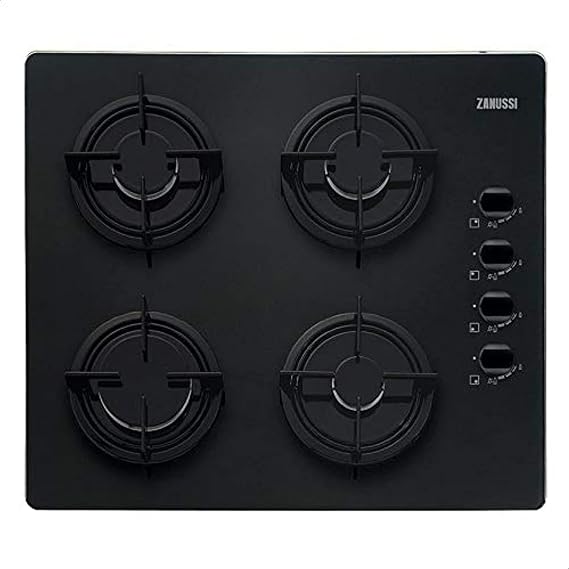 Zanussi Built In Gas Cooker 60 CM , ZG062414BA - Black