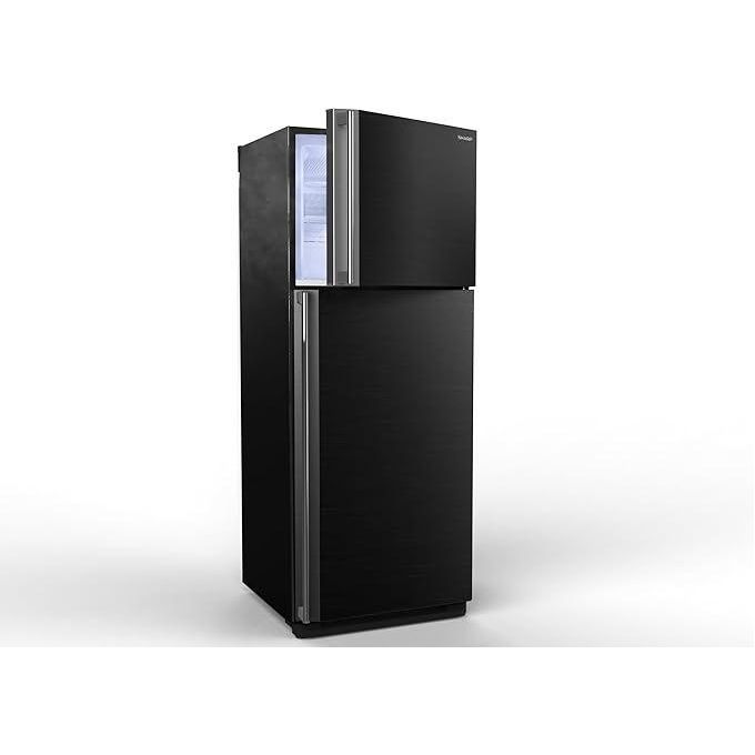 Sharp SJ-48C(BK) No Frost Refrigerator with 2 Doors, 396 Liters, Black