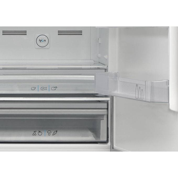 TORNADO Refrigerator Digital, Bottom Freezer, Advanced No Frost 430 Liter, Shiny Silver RF-452BVT-SLS