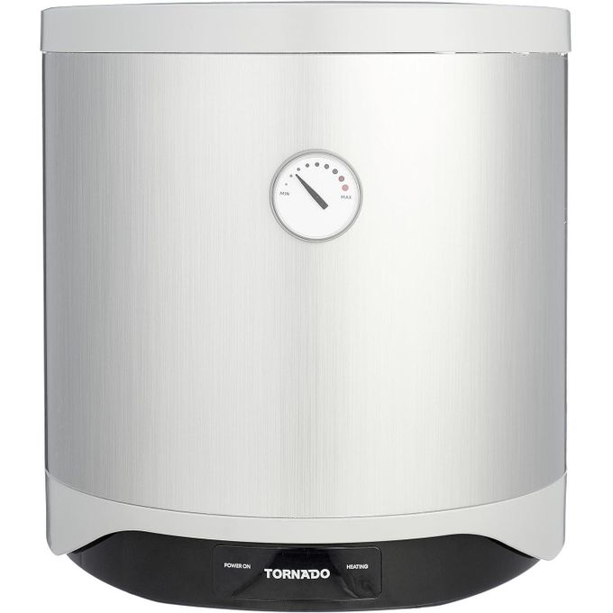 TORNADO Electric Water Heater 30 L Enamel LED lamp Silver TEEE-30MS