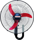 Fresh Wall Fans 20 inch , 3 Blades Without Remote Control , GWFP-20 - Black&Red