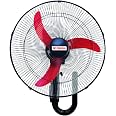 Fresh Wall Fans 20 inch , 3 Blades Without Remote Control , GWFP-20 - Black&Red