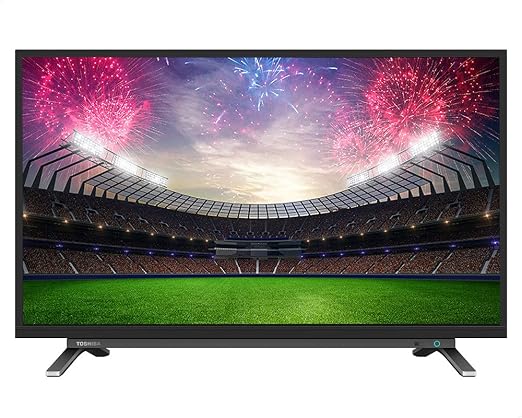 Toshiba HD LED TV, 32 Inch, with Built-in Receiver, 32L3965EA - Black