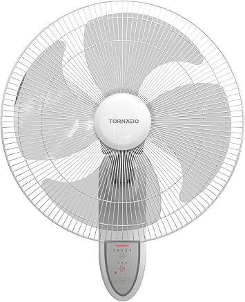Tornado Wall Fans 18 inch , 4 Blades With Remote Control , EPS-18-RW - WHITE