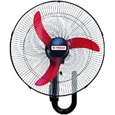 Fresh Wall Fans 20 inch , 3 Blades With Remote Control , GWFR-20 - Black&Red