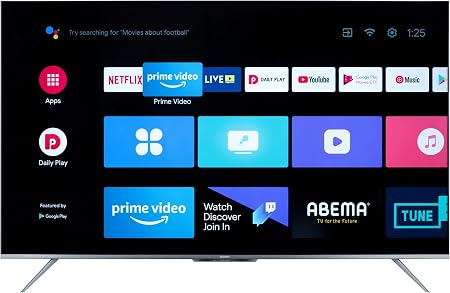 تلفزيون شارب 55 بوصة 4K UHD LED سمارت اندرويد مع ريموت كنترول وريسيفر مدمج - 4T-C55DL6EX - عرض (شاهد في اي بي وستارزبلاي)