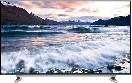 Toshiba 65 Inch, 4K Smart Frameless LED TV, with Built-in Receiver, 65U5965EA - Black