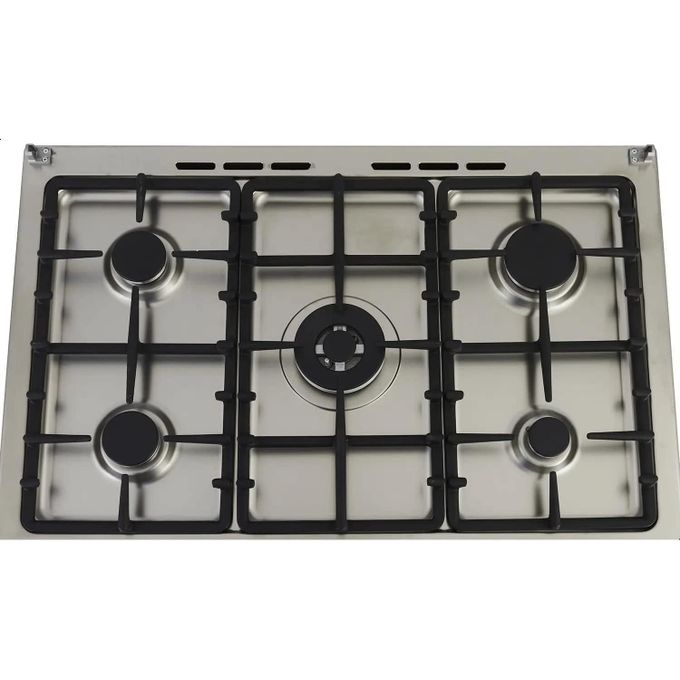 La Germania Freestanding Cooker 90 x 60, 5 Gas Burners, Stainless 9C10GLA1X4AWW