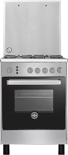 La Germania Gas Cooker, 4 Burners, Stainless Steel- 6C40GLA1X4AWW