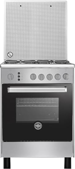 La Germania Gas Cooker, 4 Burners, Stainless Steel- 6C40GLA1X4AWW