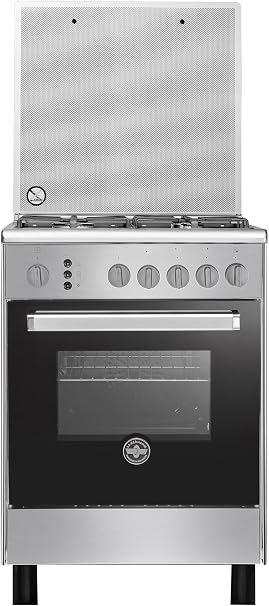 La Germania Gas Cooker, 4 Burners, Stainless Steel- 6C40GLA1X4AWW