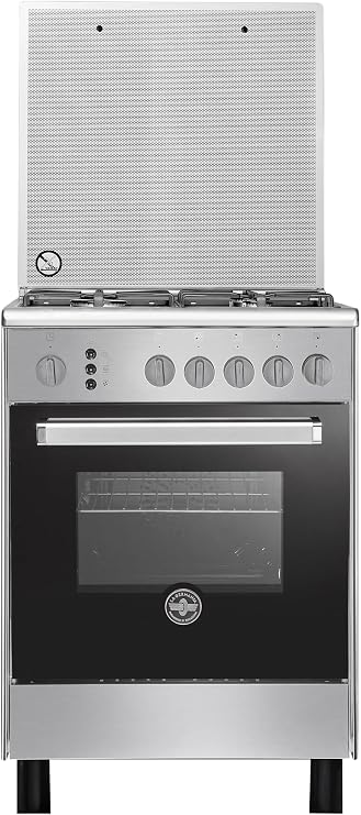 La Germania Gas Cooker, 4 Burners, Stainless Steel- 6C40GLA1X4AWW