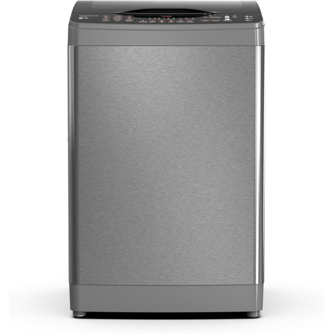 Sharp غسالة 15 كجم مع مضخة ومحرك عاكس دفع مباشر، لون غير قابل للصدأ، ES-TD15GSSP، تحميل علوي، متعددة الألوان