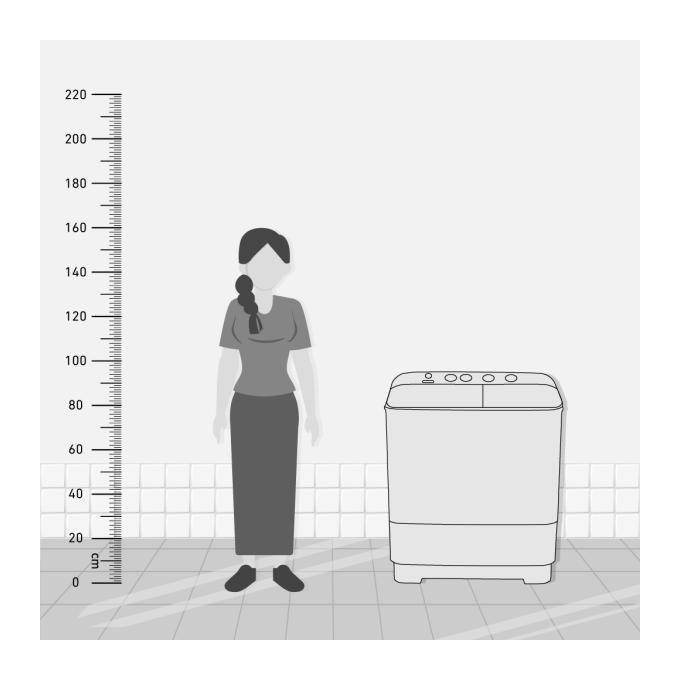 TORNADO  Semi-Automatic Automatic Clothes Washer 10 kg Pump White x Black TWH-Z10DNEP-W(BK)