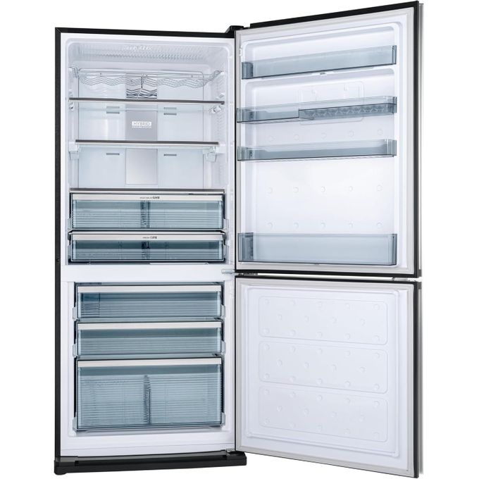 Sharp Fridge Inverter Digital, Bottom Freezer, 558 Liter, Black SJ-GV73J-BK