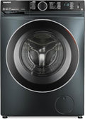 Toshiba Front Load Automatic Washing Machine, 9Kg, Inverter Motor, TW-BK100GF4EG(MK) - Dark Grey