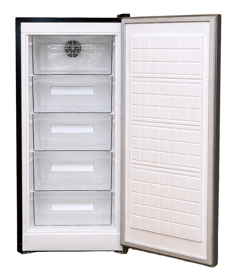 W.Alaska Deep Freezer UP180NF , 236 Liter 5 Drawer No Frost - Silver