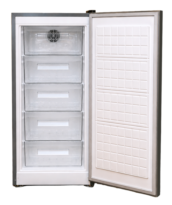 W.Alaska Deep Freezer UP180NF , 236 Liter 5 Drawer No Frost - Silver