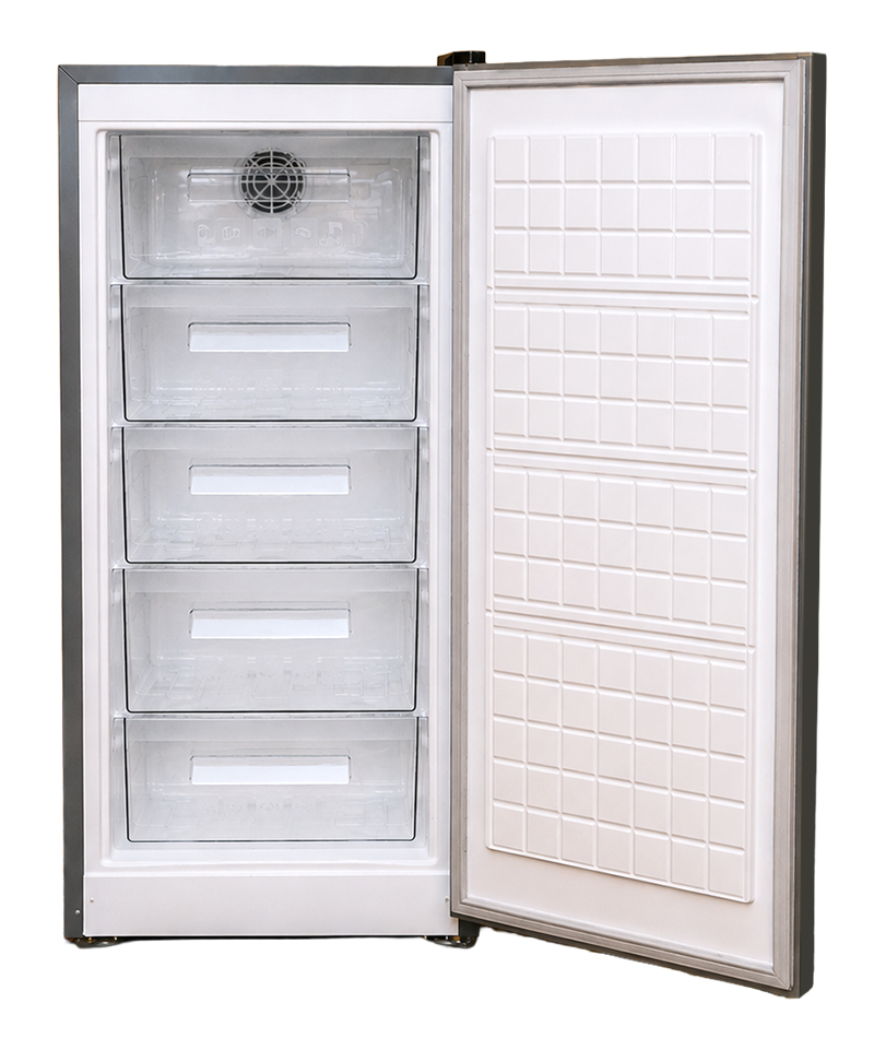 W.Alaska Deep Freezer UP180NF , 236 Liter 5 Drawer No Frost - Silver