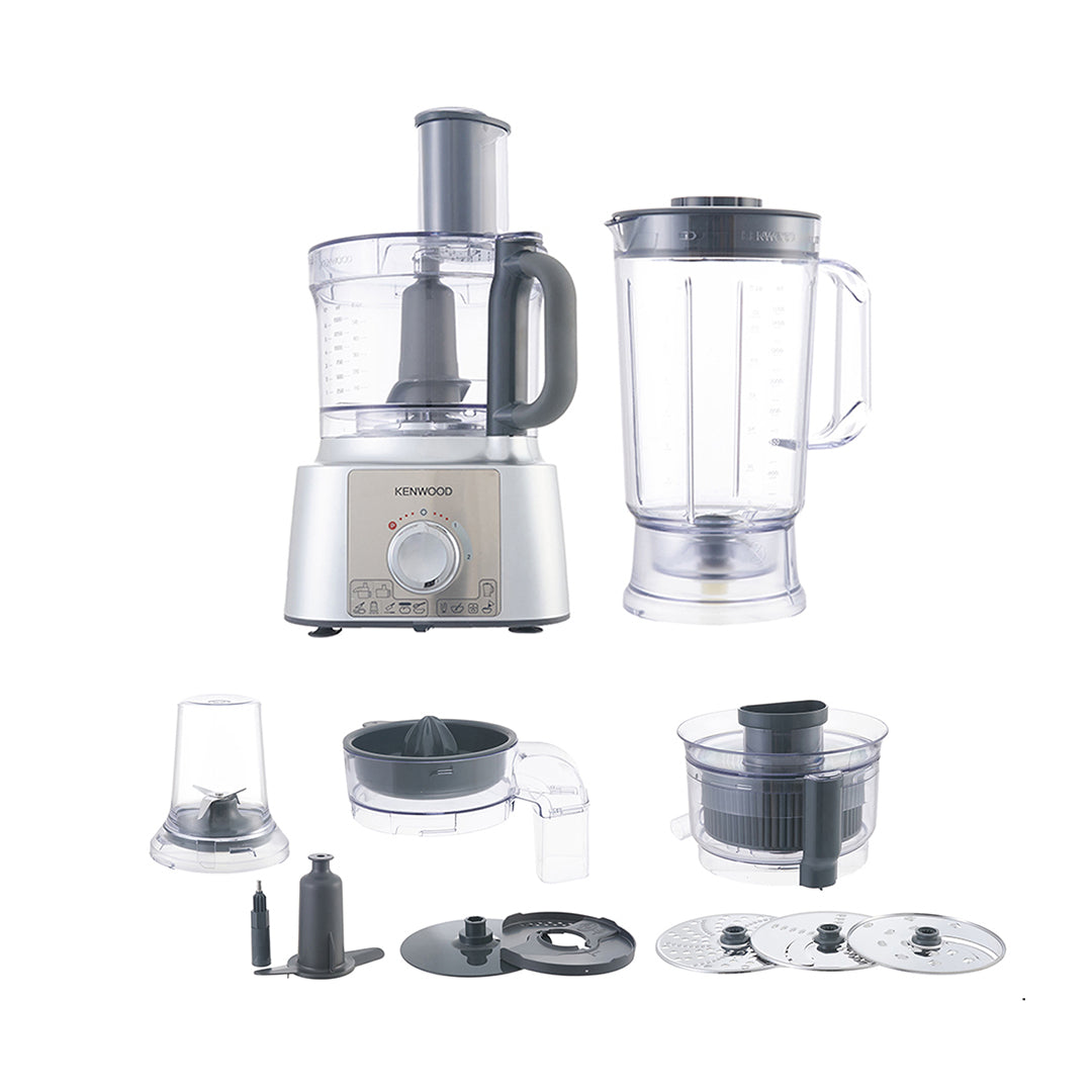 Kenwood Multipro Food Processor, 1000 Watt, FDP65.880si - Silver