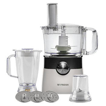 Fresh Food Processor, 1000 Watt, White - FP-402