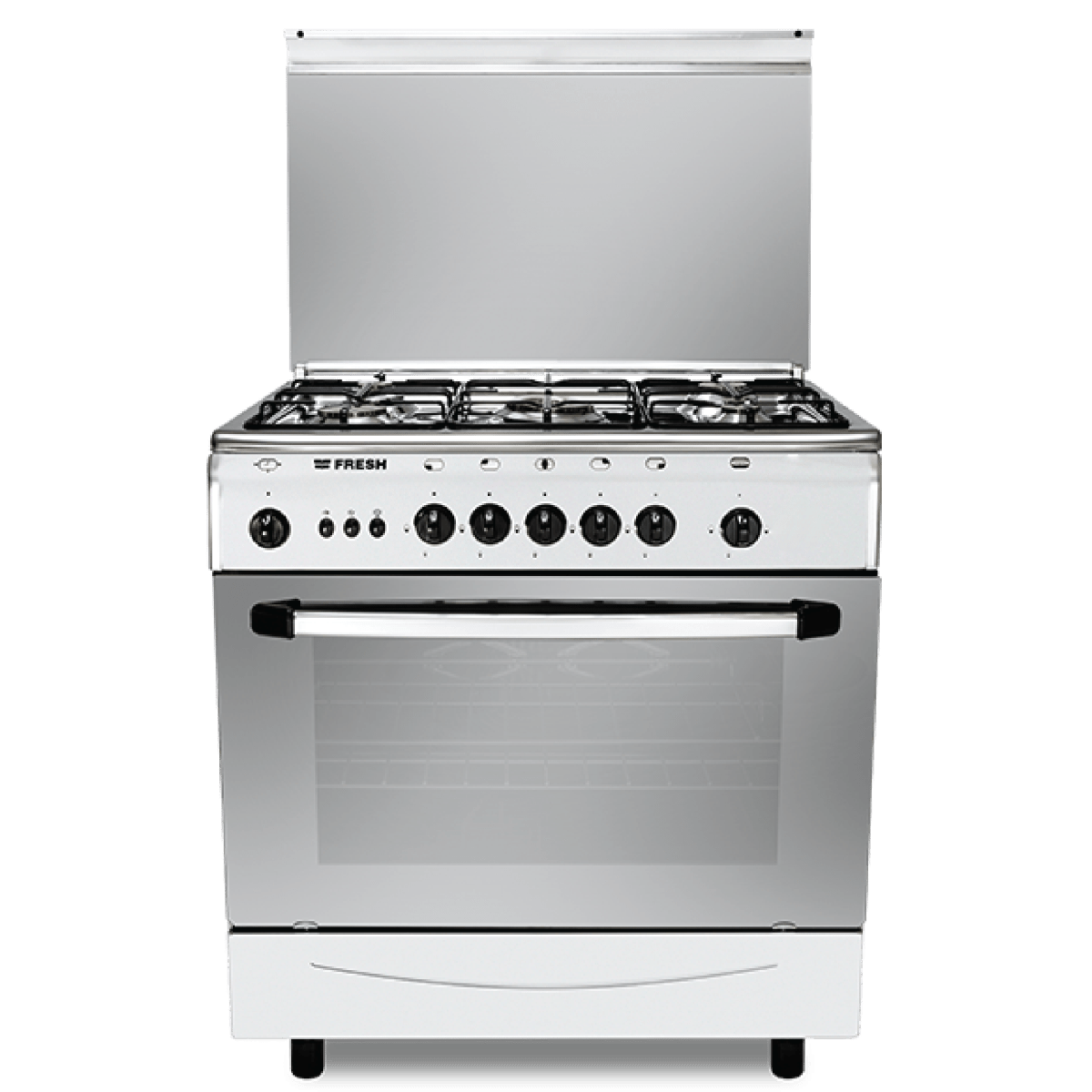 Fresh Gas Cooker Forno Stainless Fan 80x55