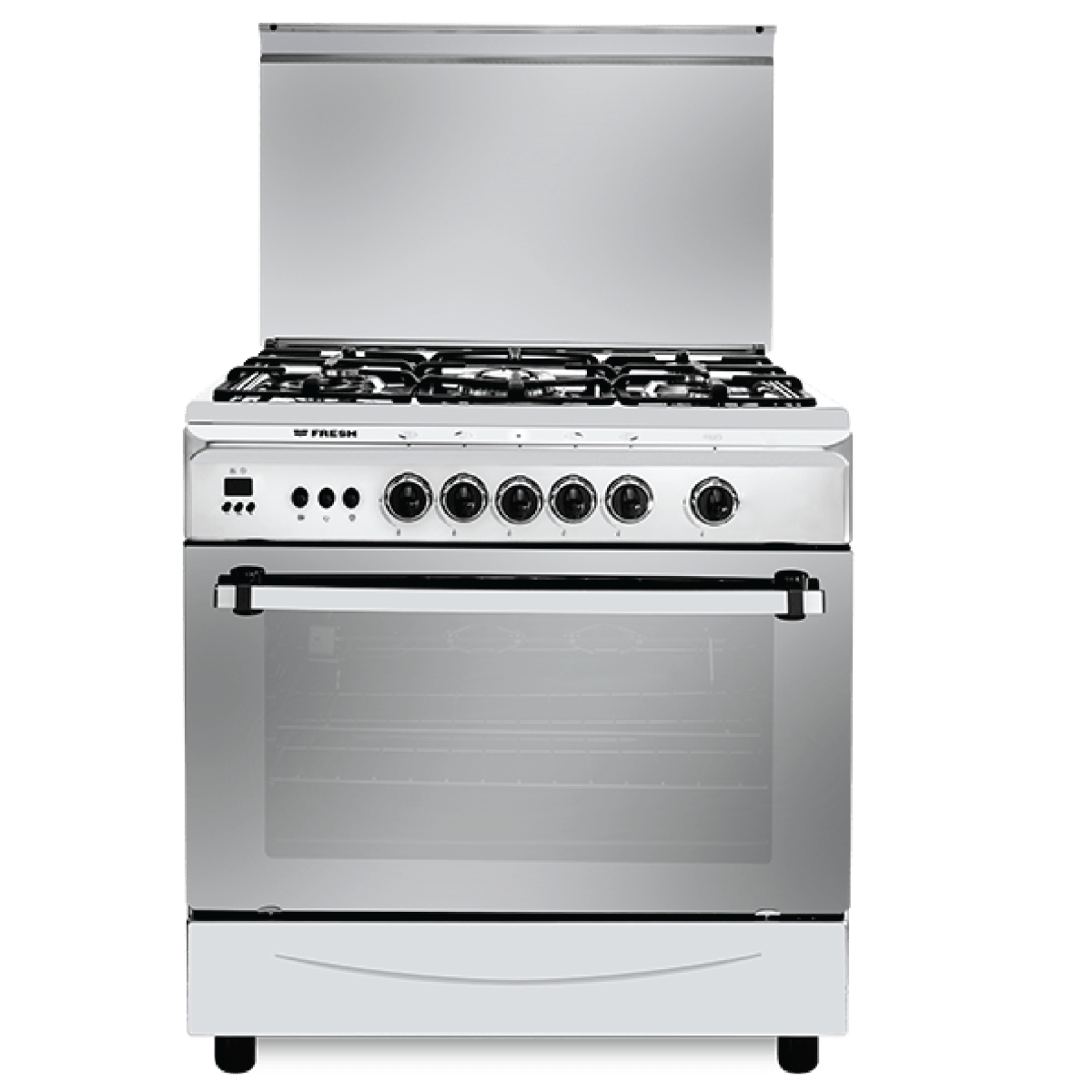 Fresh Italiano Gas Cooker, 5 Burners, Stainless Steel - 7531