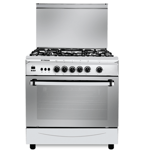 Fresh Italiano Gas Cooker, 5 Burners, Stainless Steel - 7531