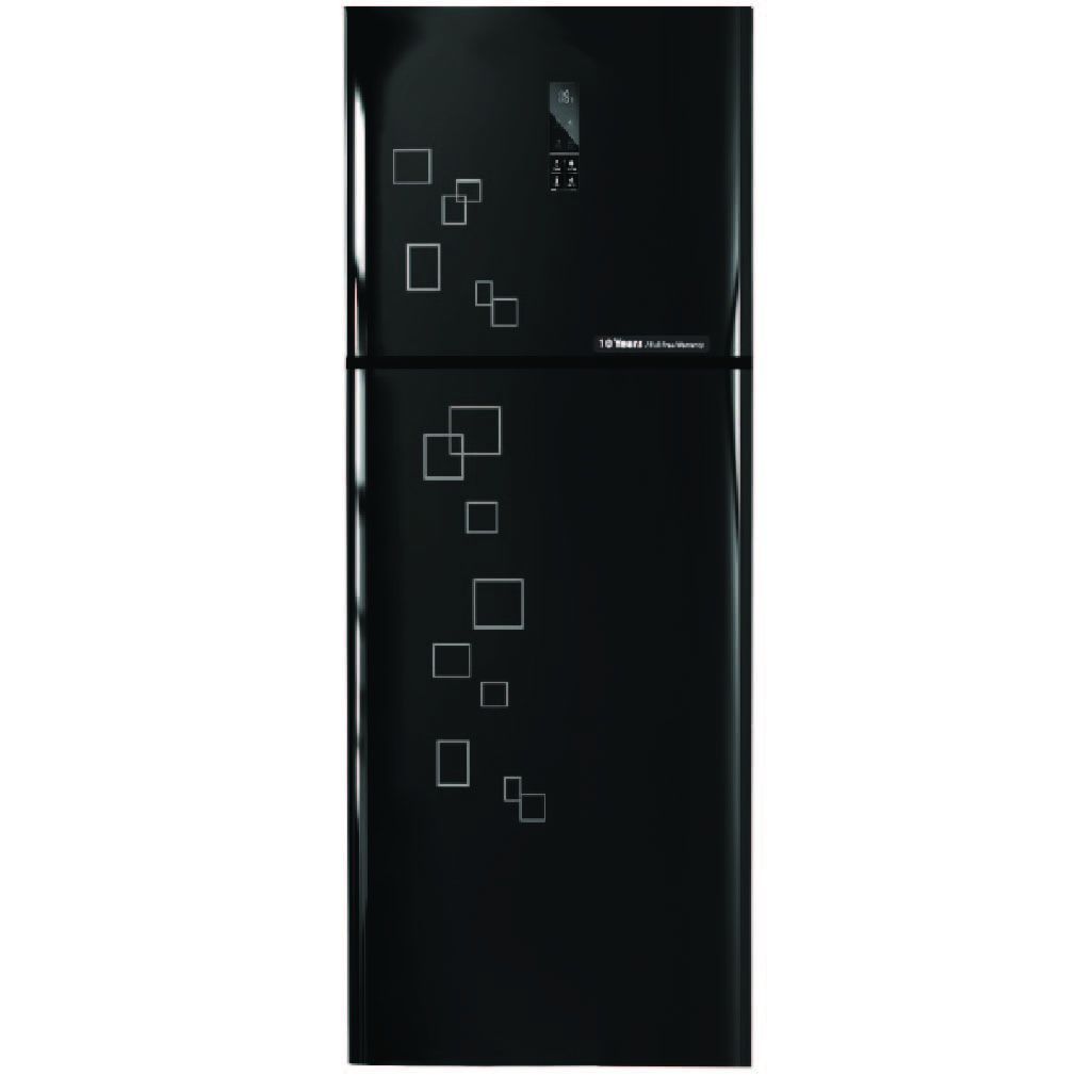 Fresh Refrigerator FNT-MR580YGB , 471 Litres 2 Doors - Black