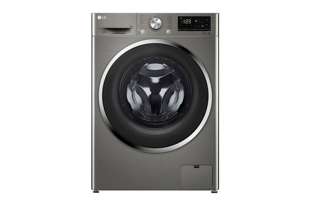 LG Vivace washing machine 8 kg , F4R3TYGCP- silver