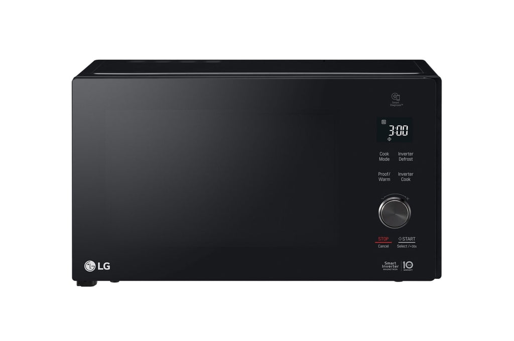LG Microwave With Grill MH8265DIS , 42 Liter Smart Inverter - Black