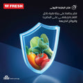 Fresh Refrigerator FNT-MR580YGB , 471 Litres 2 Doors - Black