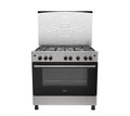 ZANUSSI STEELPLUS 5-BURNER COOKER WITH GAS OVEN AND HOB