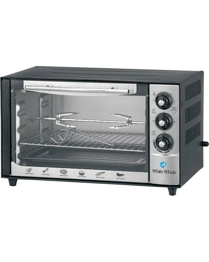 White Whale Electric Oven, 1600 Watt, WO-05ASS - Black